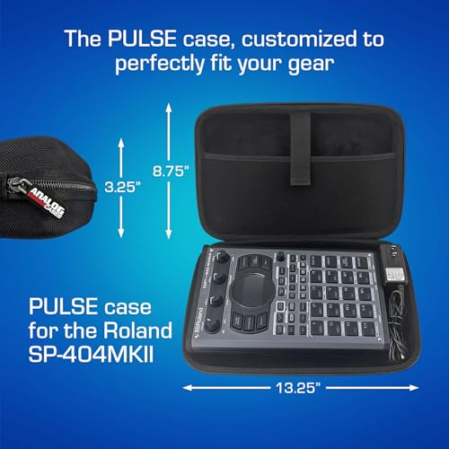 ANALOG CASES Roland SP-404 MKII/SP-404 Case - Custom-Fitted Compact PULSE Hard Case for Travel - Image 5