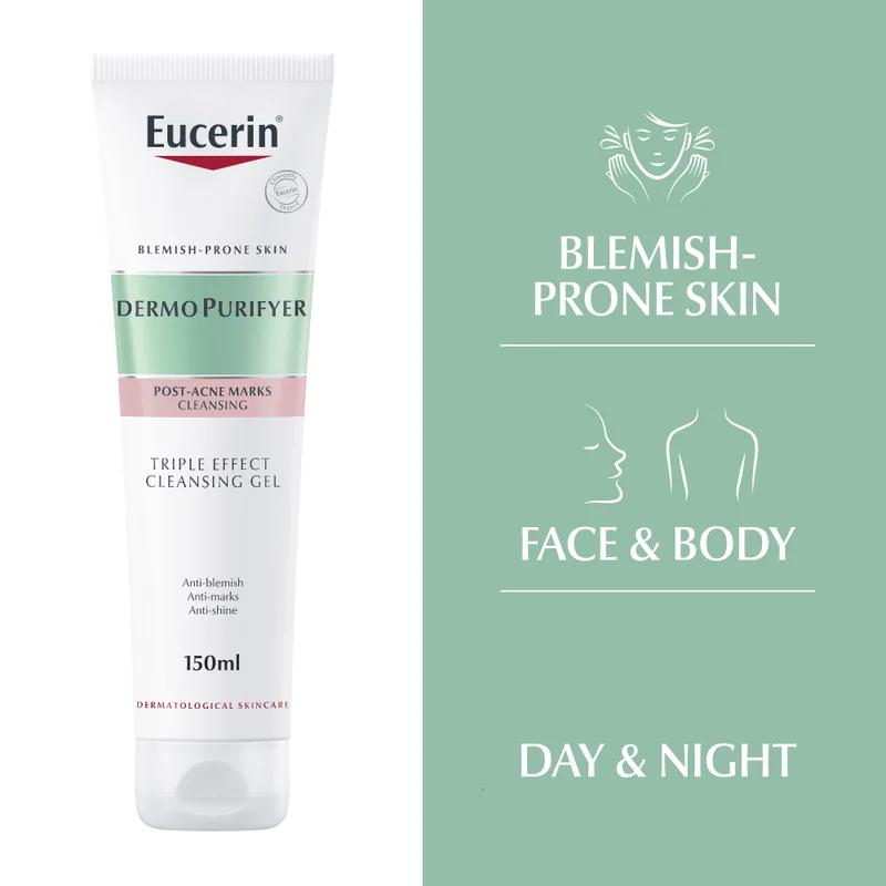 Eucerin Dermopurifyer Triple Effect Cleansing Gel 150Ml