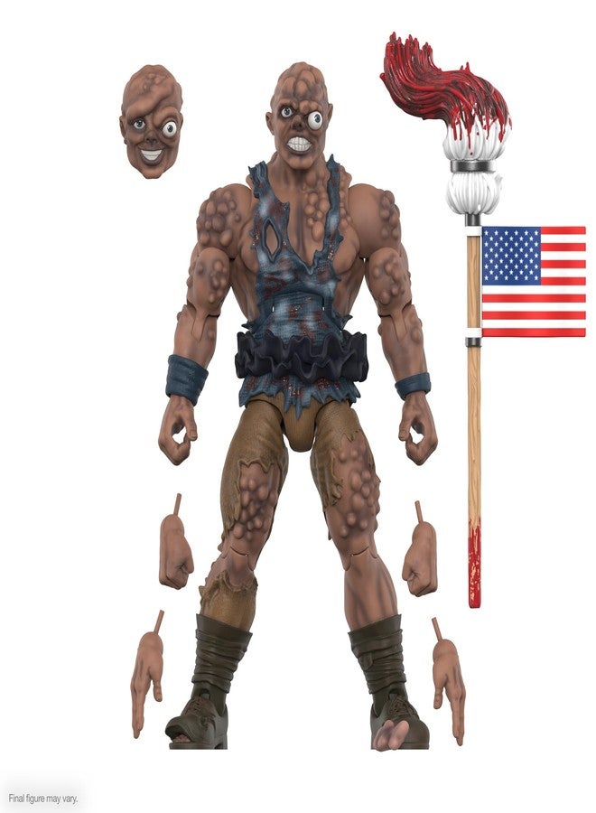 Super7 ULTIMATES! Toxic Avenger (Movie Version) - 7" Toxic Avenger Action Figure with Accessories Classic Cartoon Collectibles and Retro Toys - Image 1