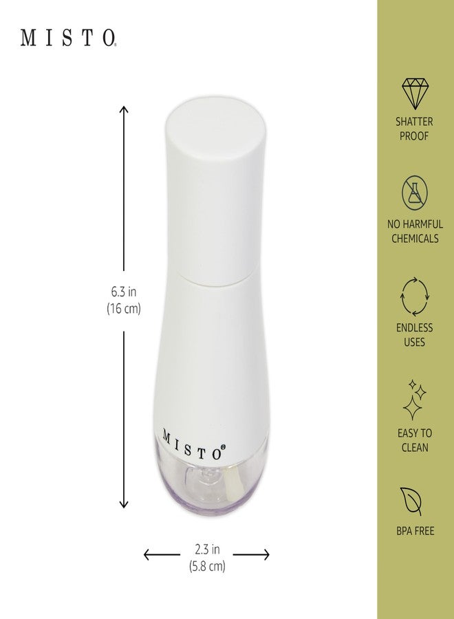 Misto Gourmet Olive Oil Sprayer for Cooking - Refillable Oil Mister Dispenser Bottle for Kitchen, Salads, Grilling, Air Fryer, White Plastic - Image 2