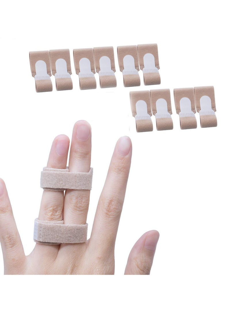 Generic Finger Loop Splint Support Men and Women Finger Separator Toe Bandage Fabric Finger Splint (5 Items)  - Image 1