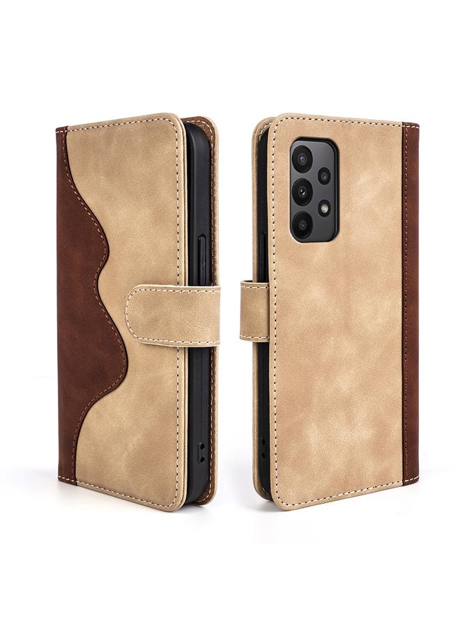 S-TOP Case For Samsung Galaxy A23 5G Stitching Horizontal Flip Leather Phone Case - Image 2