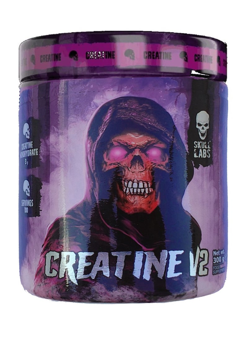 Skull Labs - Creatine Monohydrate For Muscle Growth Enhancement (300 g) - Image 1