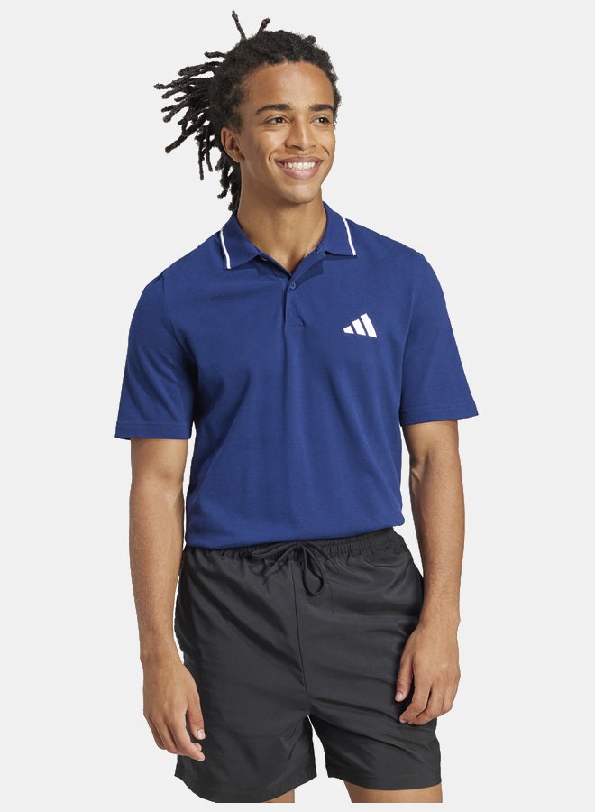 Adidas Essentials Small Logo Piqué Polo Shirt  - Image 1
