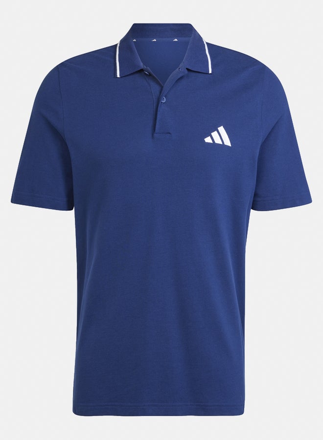 Adidas Essentials Small Logo Piqué Polo Shirt  - Image 2
