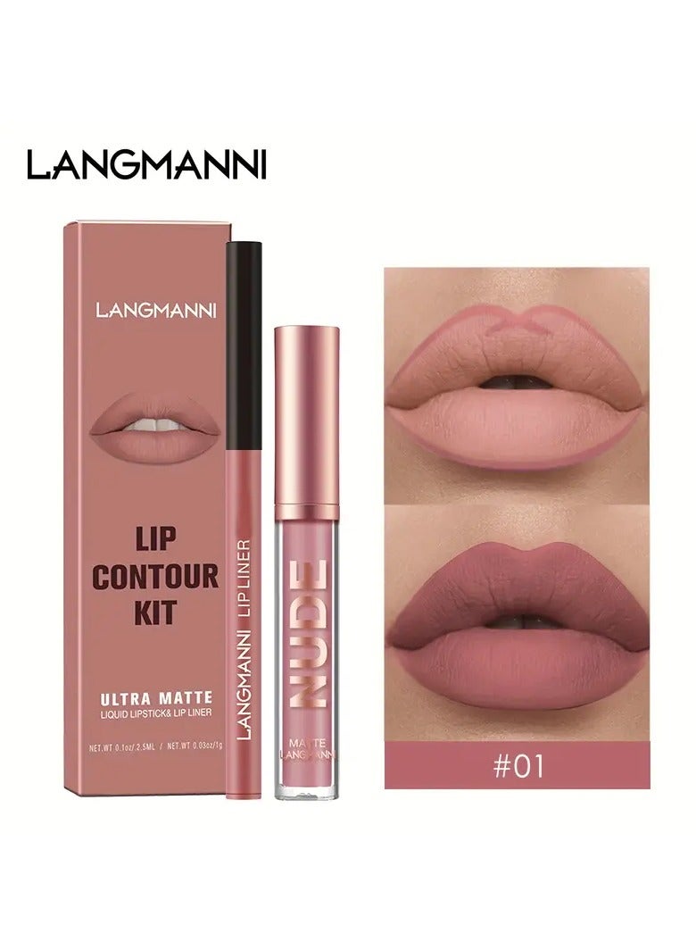 لانجمانّي أحمر شفاه سائل غير لامع للغاية ومحدد شفاه - Image 2