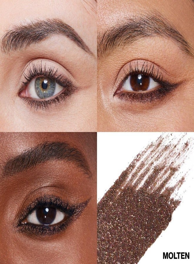 Smashbox Metal FX Eye Liner | Long Lasting, Creamy Liner with Metallic Finish + Precision Tip for Smudge-Free 24-Hour Wear, Molton - Image 2