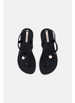 Ipanema Kids Girls Adjustable Buckle Fashion Slippers, Black  - Image 3