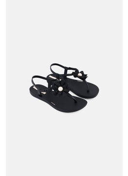 Ipanema Kids Girls Adjustable Buckle Fashion Slippers, Black  - Image 1