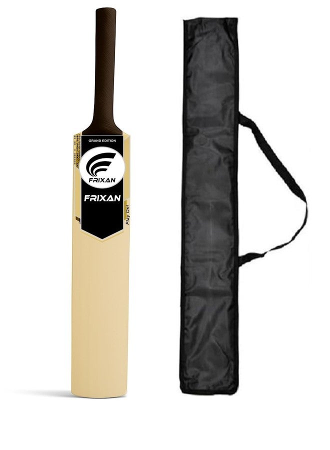 Frixan Populer Willow Wooden Cricket Bat with Cover for Boys & Girls | Lightweight Adults Cricket Bat (Size Full, Age15+ Boys Years) - Image 3