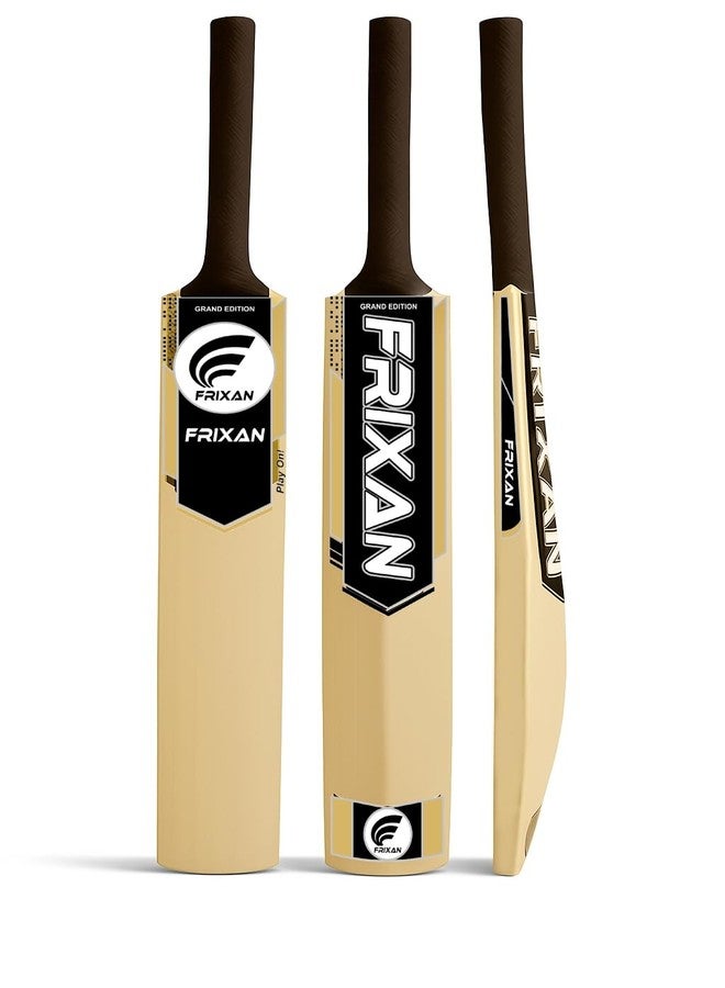 Frixan Populer Willow Wooden Cricket Bat with Cover for Boys & Girls | Lightweight Adults Cricket Bat (Size Full, Age15+ Boys Years) - Image 1