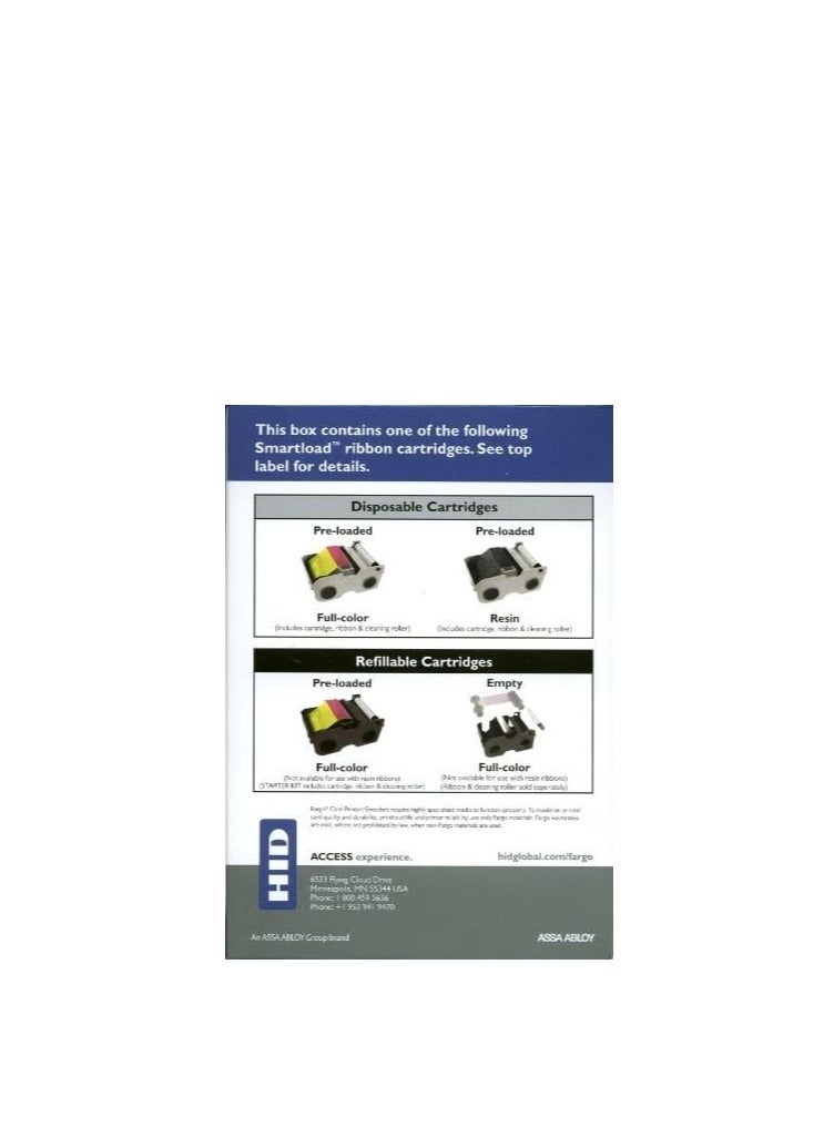 Fargo DTC 1000 DTC1250e Color Ribbon 045000 - Image 3