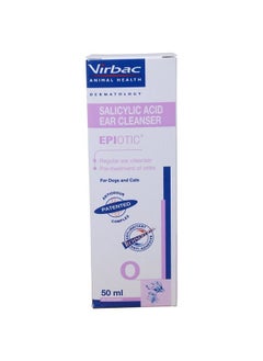 Virbac Epiotic Salicylic Acid Ear Cleanser 50 Ml 50 Milliliter 1 Piece  - Image 1
