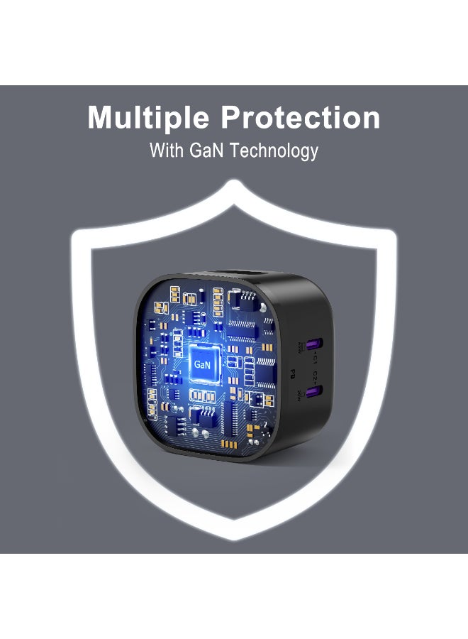 جودا شاحن جداري جودا فولتبود 65 بقوة 65 واط منفذين تايب سي – اسود شاحن سريع 65W ⚡ شاحن GaN 65W ⚡شاحن جودا 2 منافذ Type-C 🔌 شاحن USB Type-C 2 منافذ شاحن مدمج 65 واط 📱 شاحن 65W للهواتف 📱⚡ محول GaN 2 منافذ ⚡🔋 شاحن للأجهزة المحمولة 65W 📱💻 شاحن لجهاز المحمول 65W 📱🔋 شاحن شحن سريع 65 وات ⚡💨 شاحن للهواتف الذكية 📱📲 شاحن للتابلت والساعات الذكية ⌚📱 فيش جودا للشحن السريع 65W ⚡🔌 - Image 4