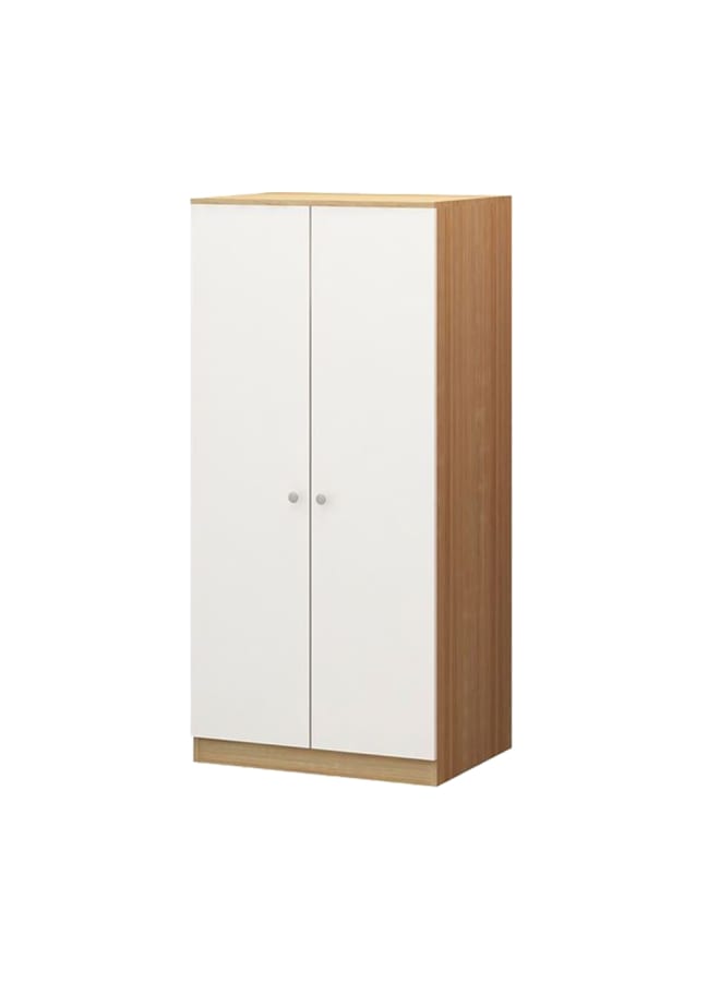 Joints خزانة ملابس Engineered Wood بيضاء ٩٠×١٦٠×٥٠ سم  - Image 1
