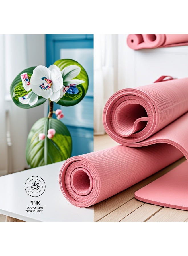 3mm Non-Slip Yoga Mat, 173 x 61 cm, for Exercise, Pilates, and Home Workouts - Image 4