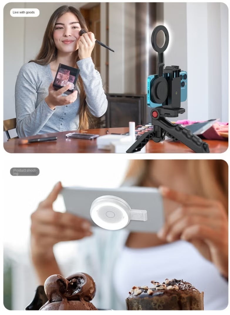 Magsafe الهاتف المحمول امتصاص المغناطيسي ملحق ضوء الجمال صورة شخصية جولة ملحق ضوء جيب ملحق ضوء - Image 2