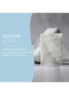 Seacret SEACRET Sulfur Soap Bar for Face & Body - Nature-Powered Sulfur Cleanser for Radiant Skin, Sulfur Skin Care, Sulfur Bar Soap, Sulfur Soap  - Image 3