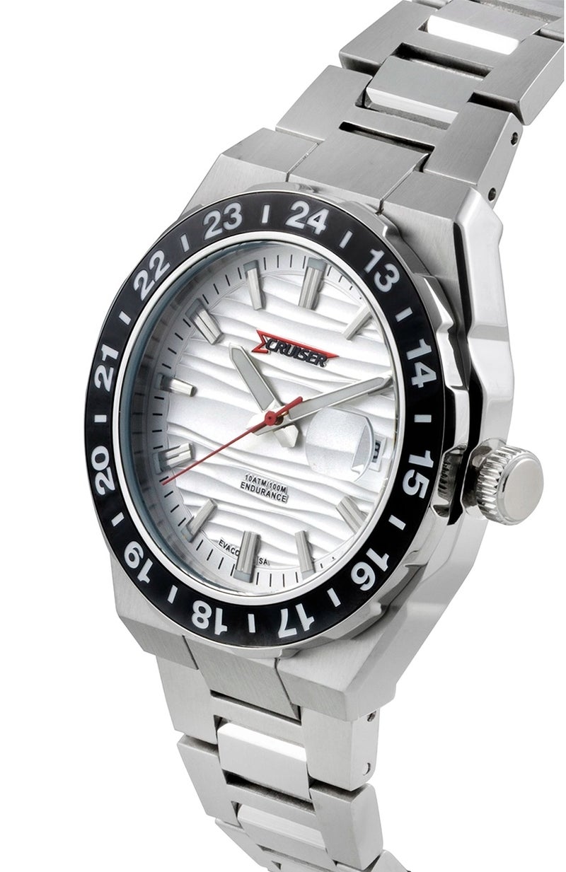 CRUISER Stainless steel analog quartz watch C26203-GSS - Image 2