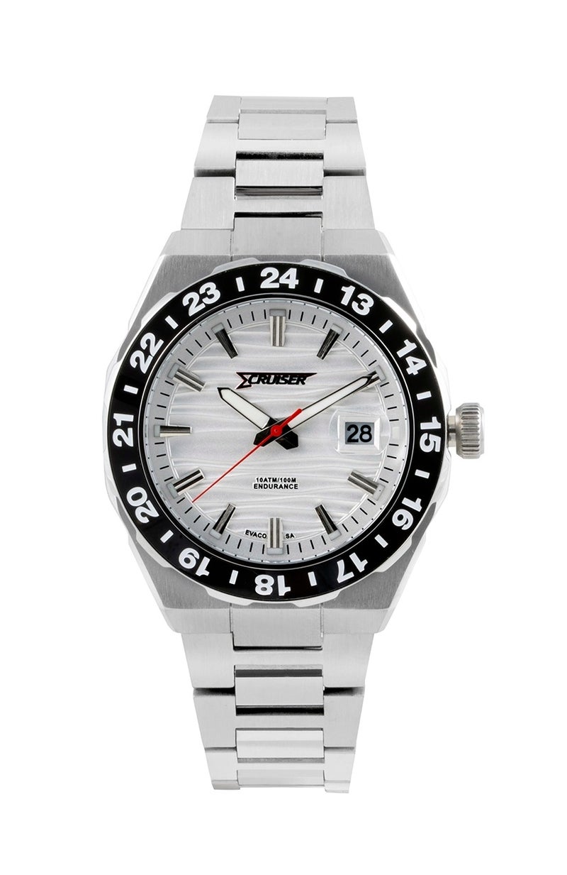 CRUISER Stainless steel analog quartz watch C26203-GSS - Image 1