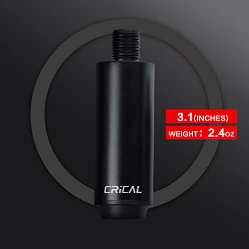 CRICAL Pool Cue Extension 2/3/4/8 Inch Metal Billiard Cue Extension with 3 Bumpers Billiard Accessories - Image 3