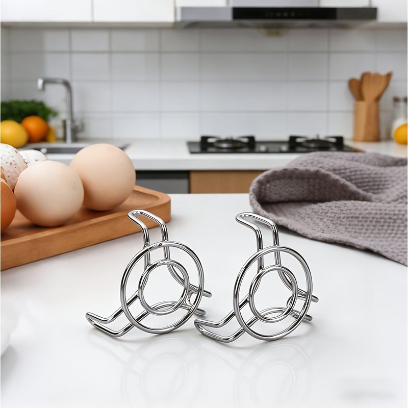 2pcs Ultra Thin Stainless Steel Steaming Rack for Health Kettles Thermos Flasks and Small Household Pots Portable Design for Outdoor Use - Image 4