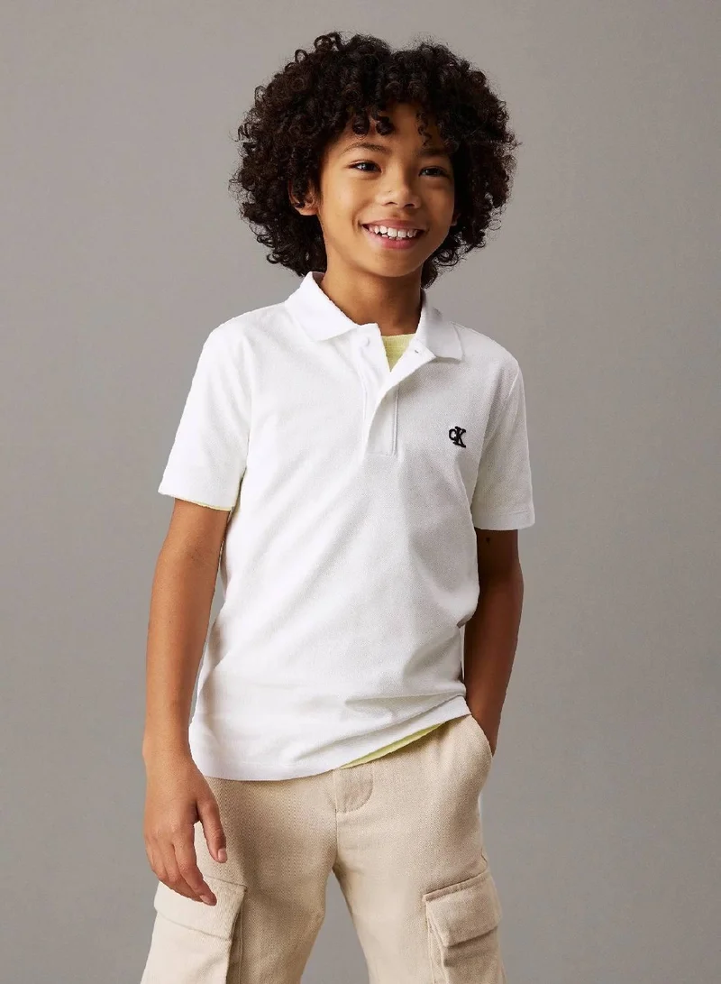 Calvin Klein Jeans Stretch Pique Polo Shirt