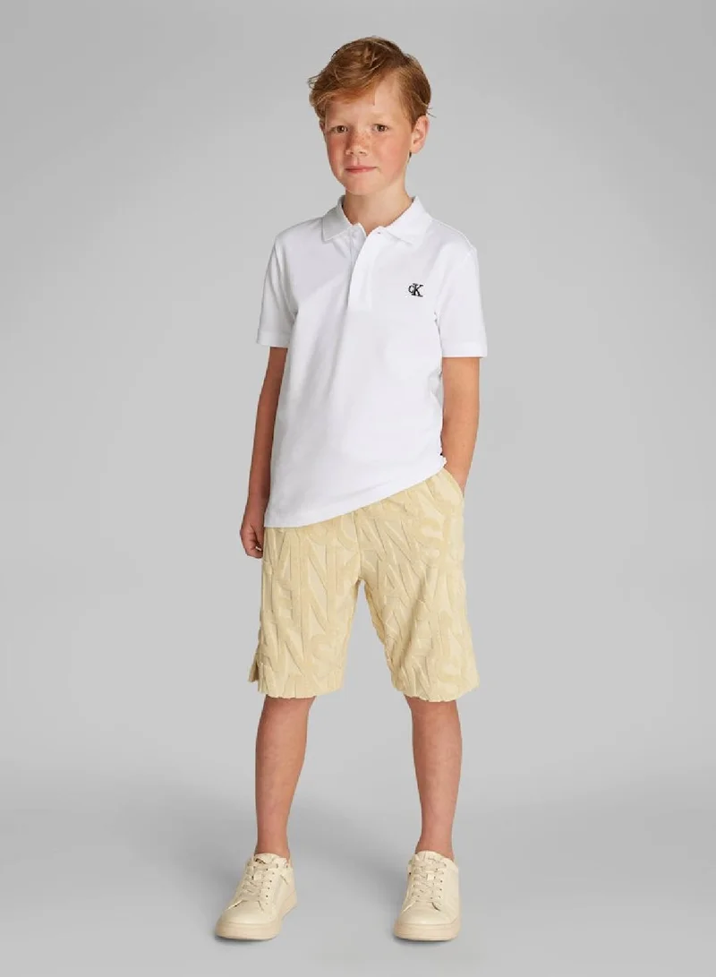 Calvin Klein Jeans Regular Fit Stretch Cotton Polo