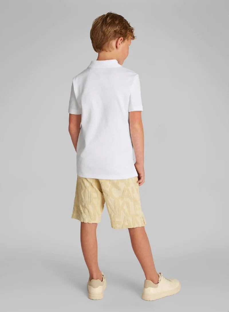 Calvin Klein Jeans Regular Fit Stretch Cotton Polo