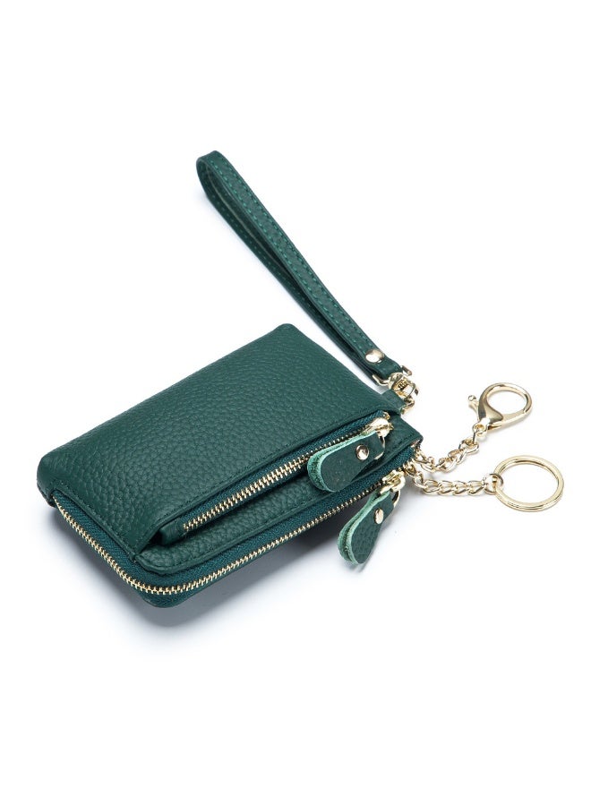 xozgdovg Minimalist Genuine Leather Coin Purse Melon yellow  - Image 2