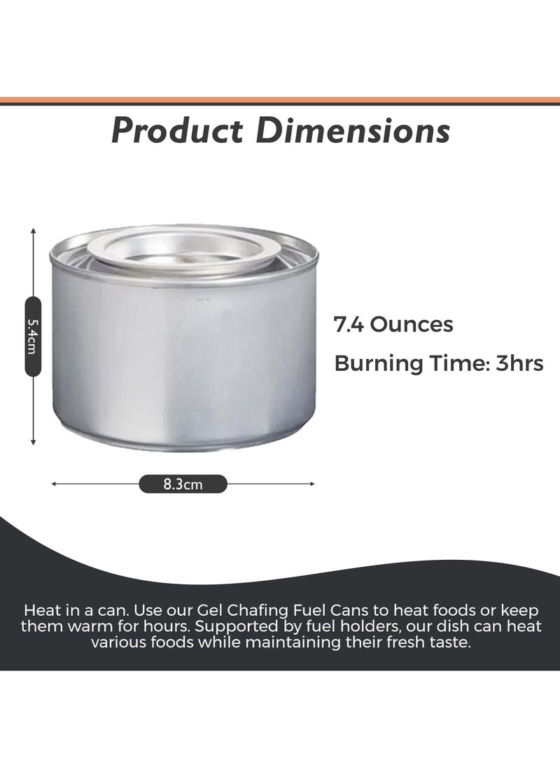 Home Smart Home Smart Gel Chafing Fuel Pack of 10 Pcs Non-Toxic and Long Lasting Heat for Catering and Buffets Perfect for Outdoor Event  - Image 2
