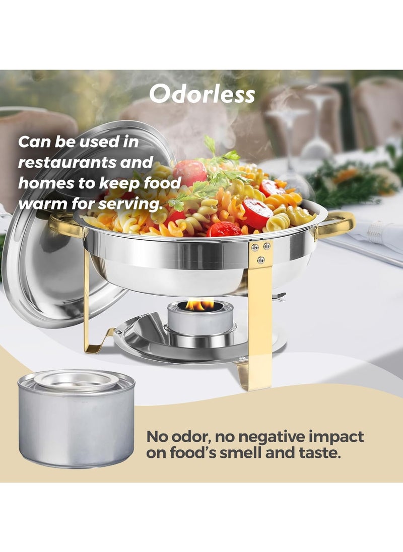Home Smart Home Smart Gel Chafing Fuel Pack of 10 Pcs Non-Toxic and Long Lasting Heat for Catering and Buffets Perfect for Outdoor Event  - Image 3