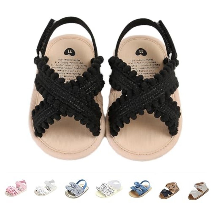 Baby Girls Sandals Summer Shoes Outdoor First Walker Girls Shoes Summer - Image 1