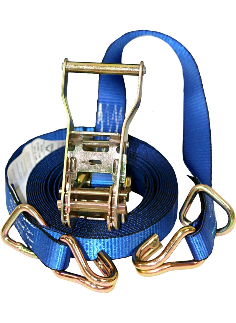 Everest Premium Ratchet Tie Down  1 PK  1 IN  16 FT  1000 LBS Working Load  3000 LBS Break Strength  Cambuckle Alternative  Cargo Straps Perfect for Moving Appliances Lawn Equipment and Motorcycles  - Image 1