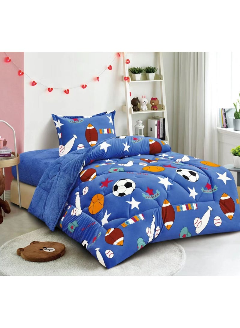 طقم لحاف شتوي نفر رسوم اطفال