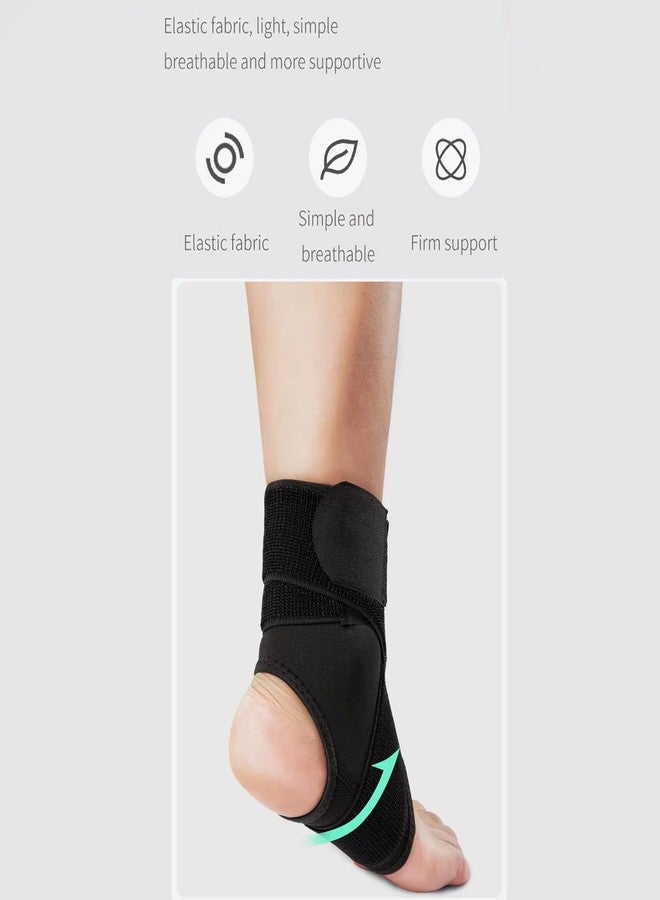 Dr Helix Black Ankle Binder | Compression Support for Ankle Injuries & Sprains, Breathable & Adjustable | Ideal for Sports, Recovery, & Daily Comfort - (Size - XL) - Image 2