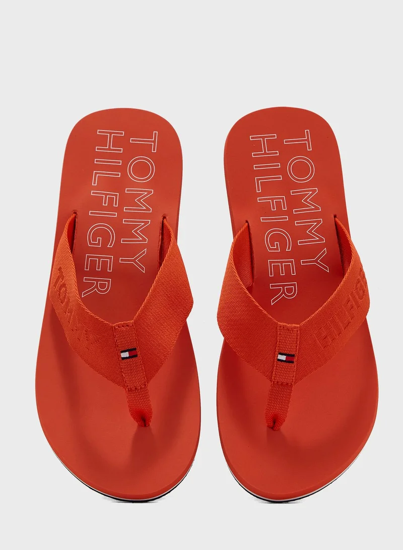 TOMMY HILFIGER Logo Flip Flops