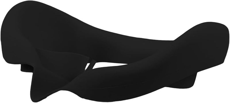 غطاء وجه سماعة الواقع الافتراضي من السيليكون الأسود، وسادات قناع قابلة لإعادة الاستخدام وقابلة للتنفس للاستبدال - Image 2