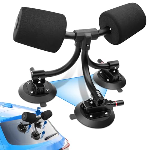 HLOGREE TriGrip Kayak Load Roller3 Suction Cups Kayak Roller LoaderKayak Helpers Pump Vacuum Type Kayak Roof Roller Loader Load Assist MountKayak Loader Lift Assist System for Car SUVKayak Accessories - Image 1