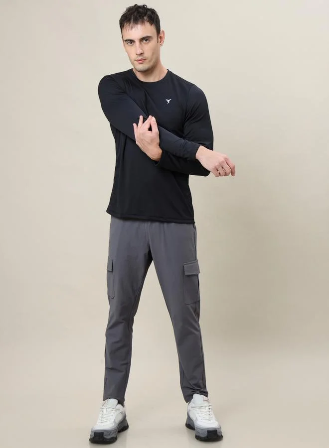 Technosport Slim Fit Long Sleeves T-Shirt with Techno Cool+ by Styli