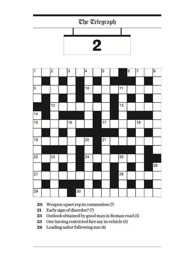 The Telegraph Big Book of Cryptic Crosswords 12  - Image 1