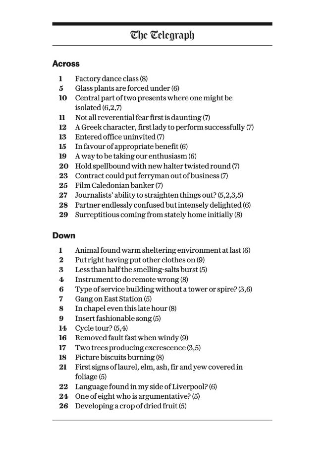The Telegraph Big Book of Cryptic Crosswords 12  - Image 2