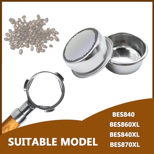 Rsoise 54mm Coffee Filter Basket Replacement for Breville Express Coffee Filter Basket (1 Pcs) - Image 3