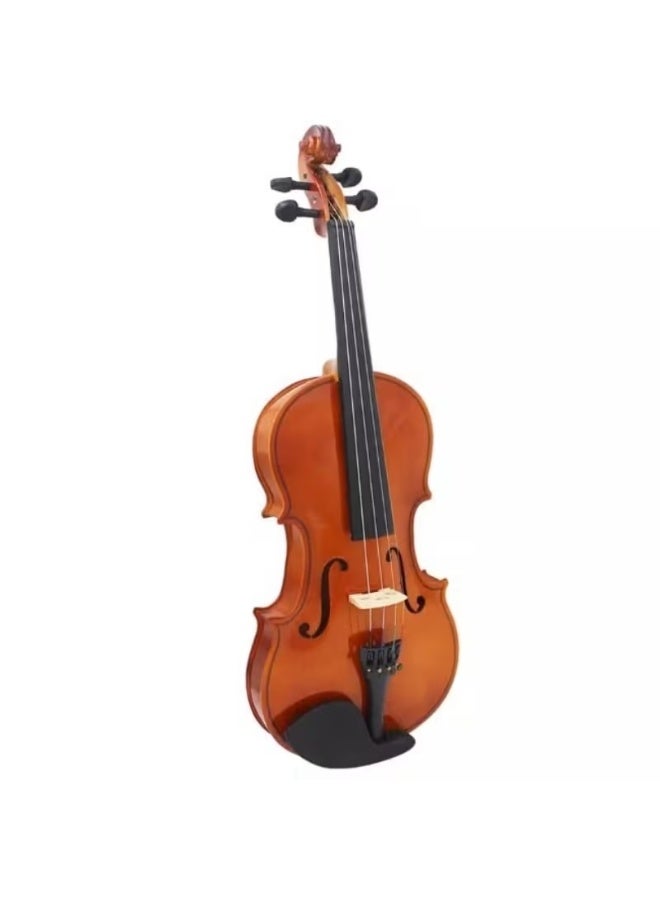Megarya 4/4 Full Size Handmade Acoustic Violin – Indian Maple Wood, Mahogany Finish – Includes Bow, Rosin & Durable Black Hard Case – Ideal for Beginners & Kids - Image 2