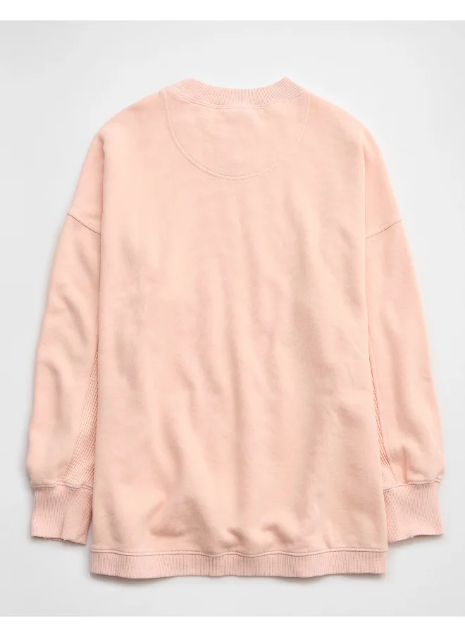 آري من امريكان ايجل Aerie Long Weekend Sweatshirt