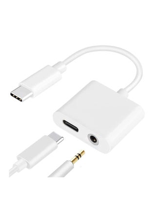 USB C to 3.5mm Headphone and Charger Adapter,2 in 1 USB C to Aux Audio Jack with PD 60W Fast Charging Dongle Fit with Galaxy S22 Ultra/S21 Ultra/S20/S20+ Ultra, Note 20/10,Pixel 5/4XL/3 XL/2XL - pzsku/Z245B3C181EA5DC7E7A76Z/45/_/1713695437/a69debf6-d0b8-47d0-a12d-ba460f7a4692