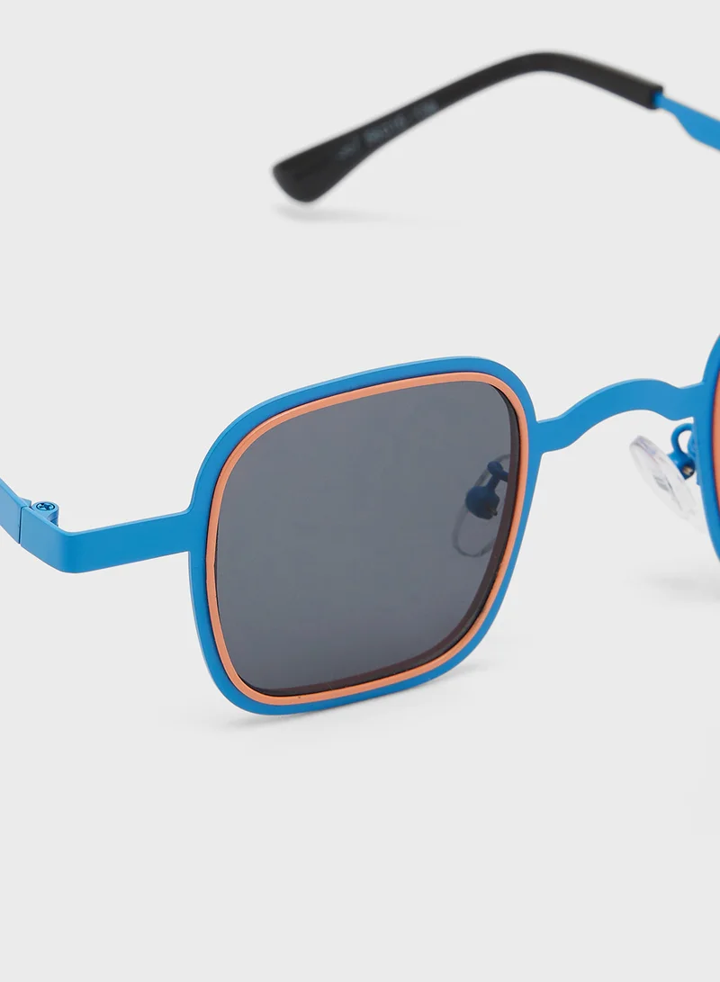 Seventy Five Casual Square Aviator Sunglasses
