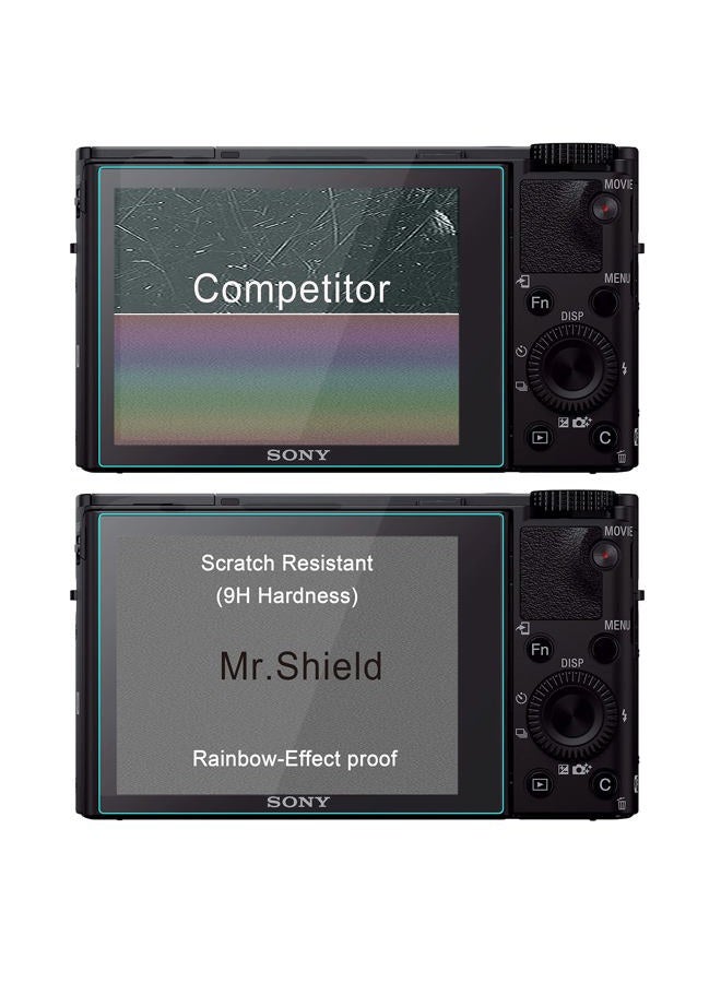 Mr Shield [3-Pack] Screen Protector For Sony RX100VI RX100V RX100IV RX100III RX100II RX100 Digital Camera [Tempered Glass] [Japan Glass with 9H Hardness] Screen Protector with Lifetime Replacement - Image 5