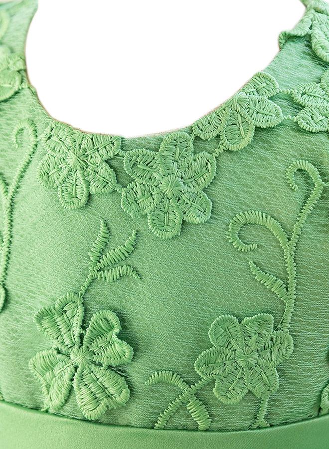 babyqlo Floral Applique Tulle Dress - Image 5