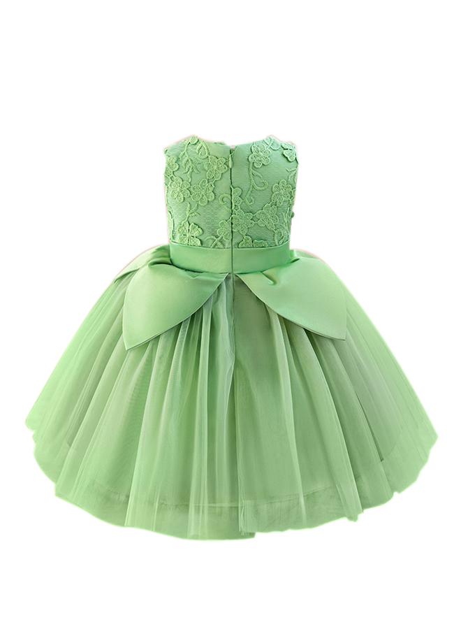 babyqlo Floral Applique Tulle Dress - Image 2